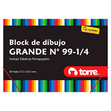 BLOCK DIBUJO 99 1/4 20 HJ TORRE