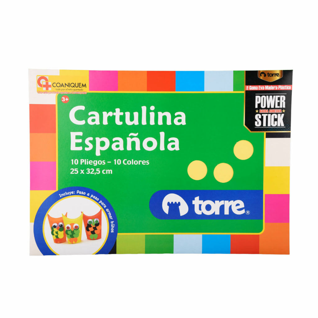 CARTULINA ESPAÑOLA 10 HJ TORRE1