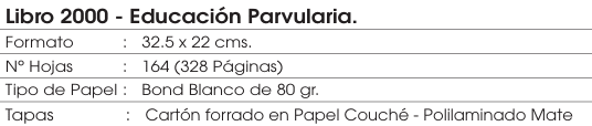 Libro de clases Educación Parvularia Buho3