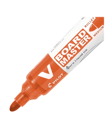 Plumon De Pizarra Color Naranjo Boardmaster Pilot Recargable2