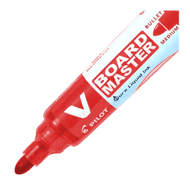 Plumon De Pizarra Color Rojo Boardmaster Pilot Recargable2