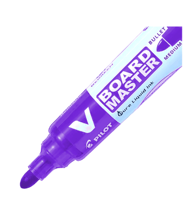 Plumon De Pizarra Color Violeta Boardmaster Pilot Recargable1