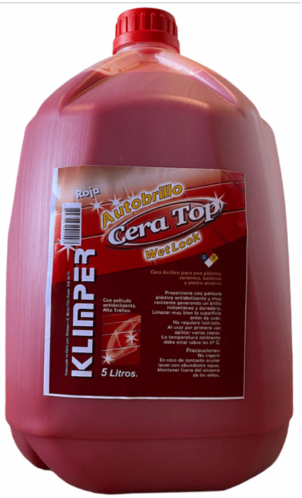 Cera Autobrillo Roja bidón 5 LT1