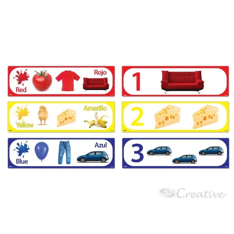 COLORES Y NUMEROS 53X15CM DACTIC1