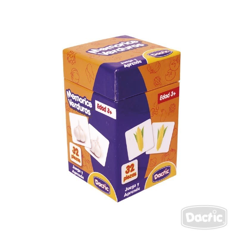 Fichas Memorice Verduras Marca Dactic (juega Y Aprende)1