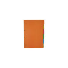 SEPARADOR CARTA COLOR OPACO HALLEY 6 POS1