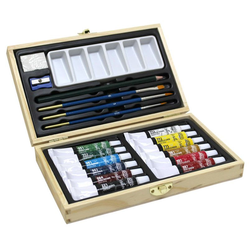 Maleta De Acrilicos + Accesorios Artel1