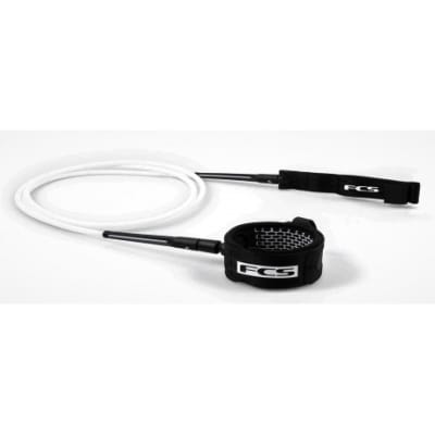 5' Comp Essential Leash White/Black 5' Comp Essential Leash White/Black