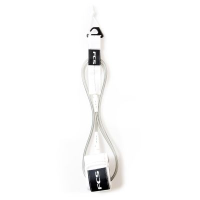 Leash FCS Regular Essential White 8'1