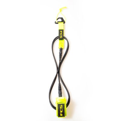 Leash FCS Competition Essential 5' Fluro Green1