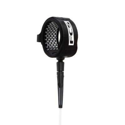 FCS Leash Essential Competition 5 white black FCS Leash Essential Competition 5 white black