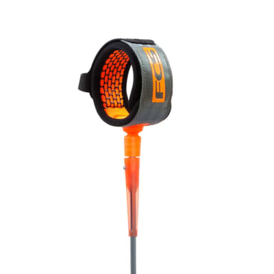 9' All Round Essential Leash Charcoal/Blood Orange