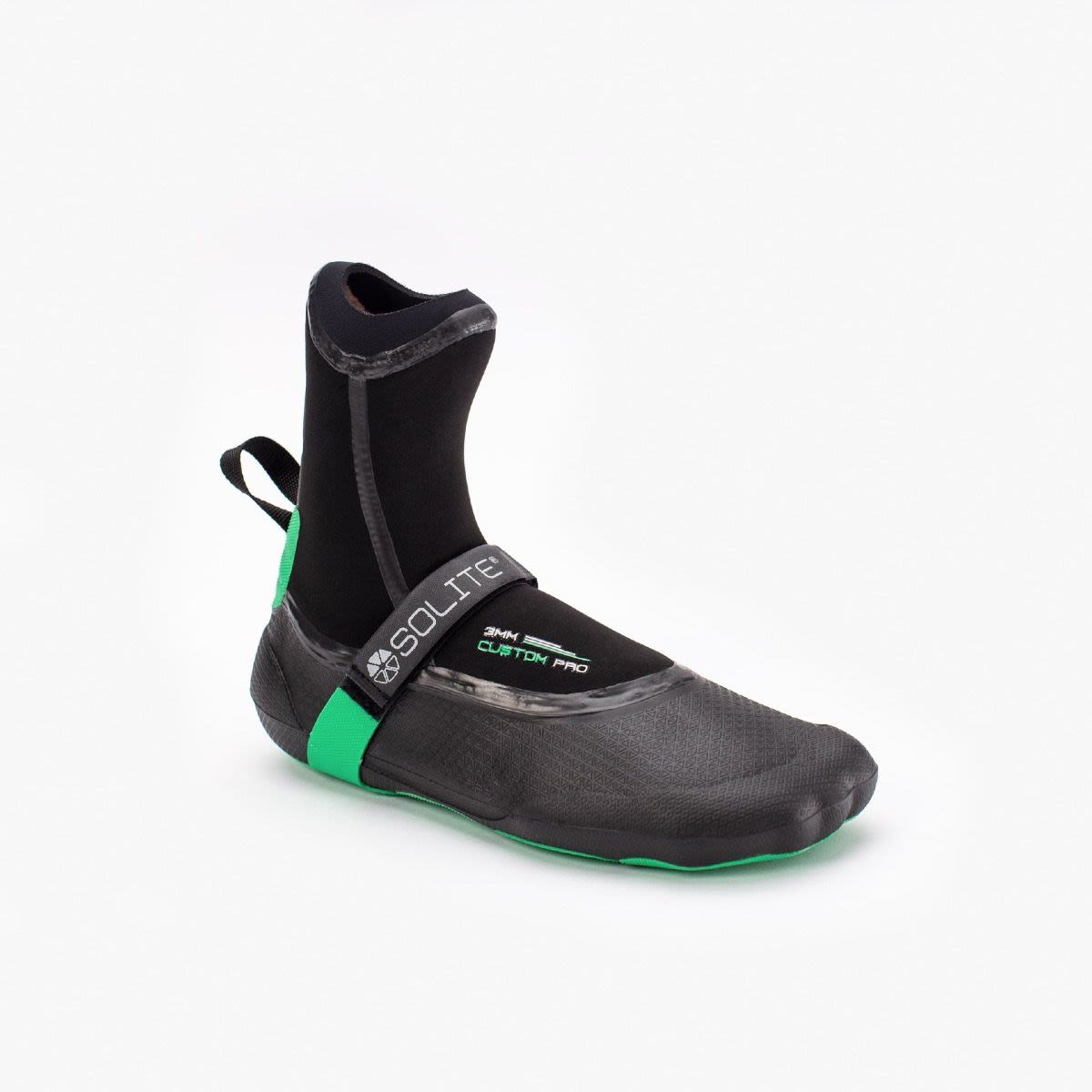 Botines Solite Custom Verde Con Negro 3 Mm | El Bajo
