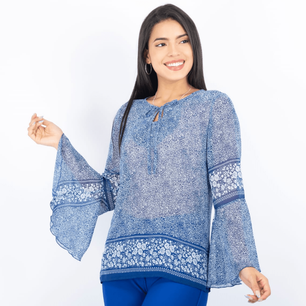 MODELO ROUSS CAMPANA COLOR AZUL | Lola Gram