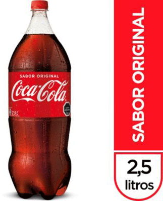 COCA COLA 2 1/2 LT. DES.
