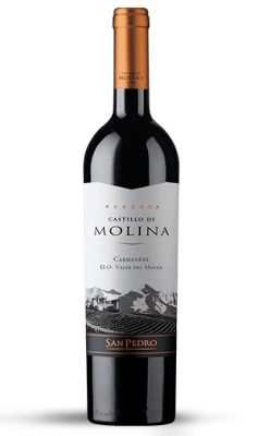 VINO CASTILLO MOLINA CARMENERE 14º 750 CC.