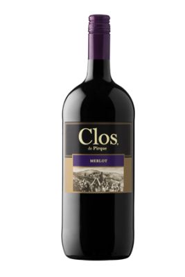 VINO CLOS DE PIRQUE MERLOT 12º 1500 CC. BOTELLA.