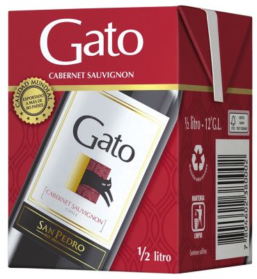 VINO GATO NEGRO 11,5º 500 CC. TETRA.