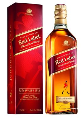 WHISKY JOHNNIE WALKER ET ROJA 40º