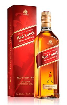 WHISKY JOHNNIE WALKER ET ROJA 40º 750 CC.