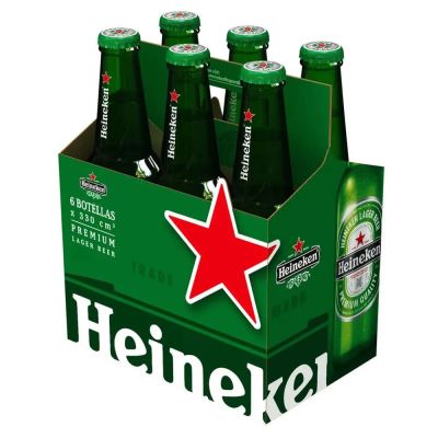 HEINEKEN 5º BOTELLIN 330 CC. X 6. 