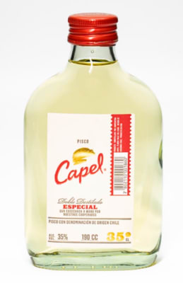 PISCO CAPEL DOBLE DESTILADO 35º 190 CC.