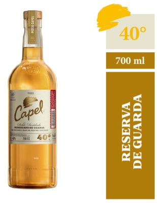 PISCO CAPEL DOBLE DESTILADO RESERVADO DE GUARDA 40º 750 CC.