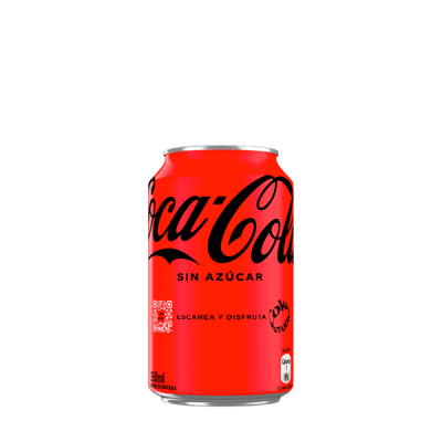 COCA COLA SIN AZUCAR 350 CC. IND.