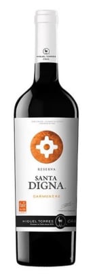 VINO MTC SANTA DIGNA CARMENERE 13,5º 750 CC.