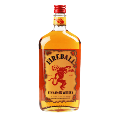 WHISKY FIREBALL CINNAMON 33º BY VOL 750 CC.