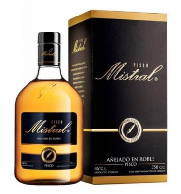 PISCO MISTRAL 46º   750 CC.