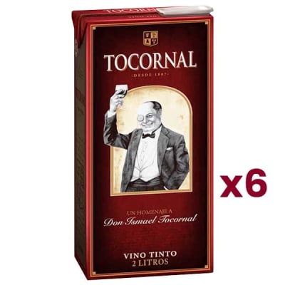 VINO TOCORNAL TTO 11,5º 2 LT. TETRA. X 6. 