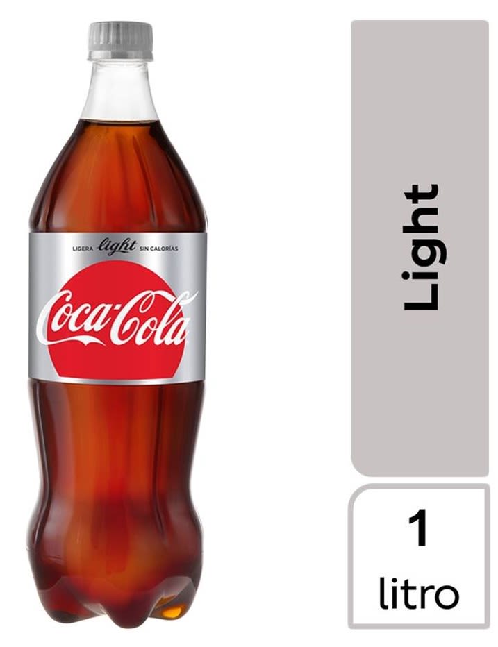COCA COLA LIGHT 1 LT. DES. | Distribuidora de bebidas y licores JR