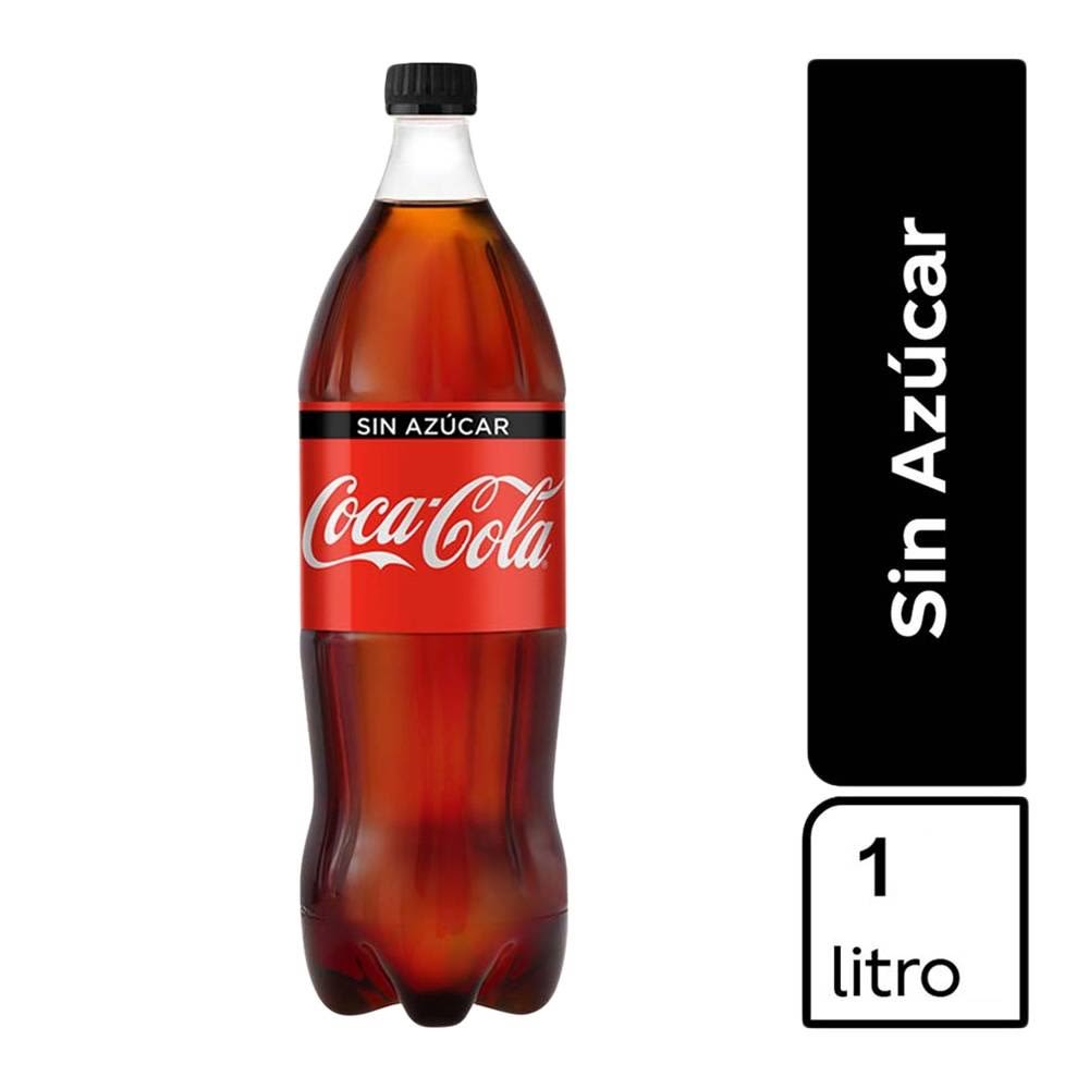 COCA COLA SIN AZUCAR 1 LT. DES.1