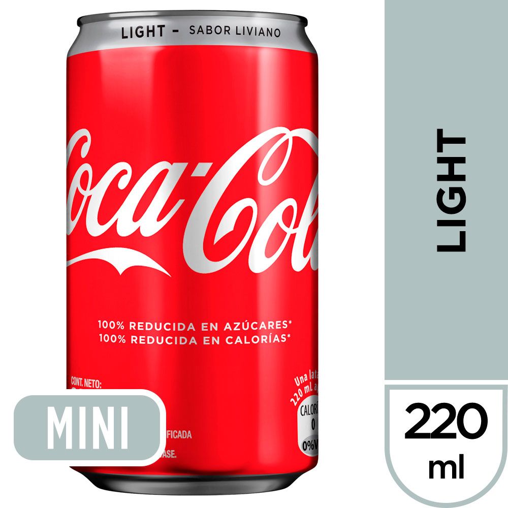 COCA COLA LIGHT LATA 220 CC.1