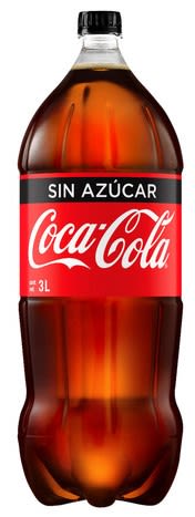 COCA COLA SIN AZUCAR 3 LT. DES.1