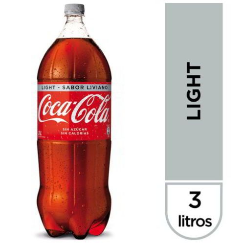 COCA COLA LIGHT 3 LT. DES.1
