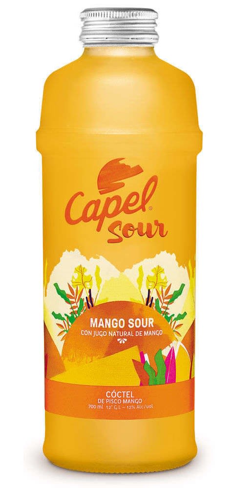PISCO CAPEL SOUR MANGO 12º 700 CC.1