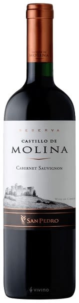 VINO CASTILLO DE MOLINA CABERNET  13,5º 750 CC.1