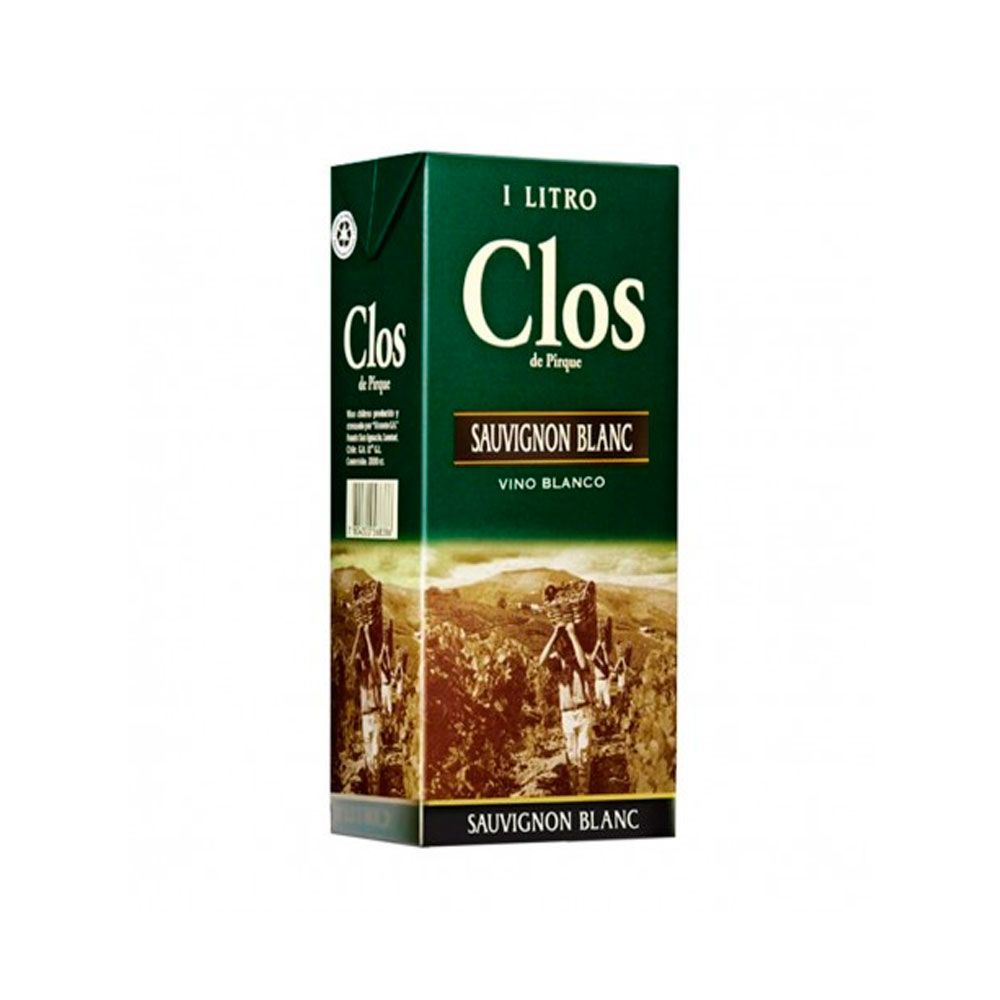 VINO CLOS DE PIRQUE BLC 12º 1 LT. TETRA.1