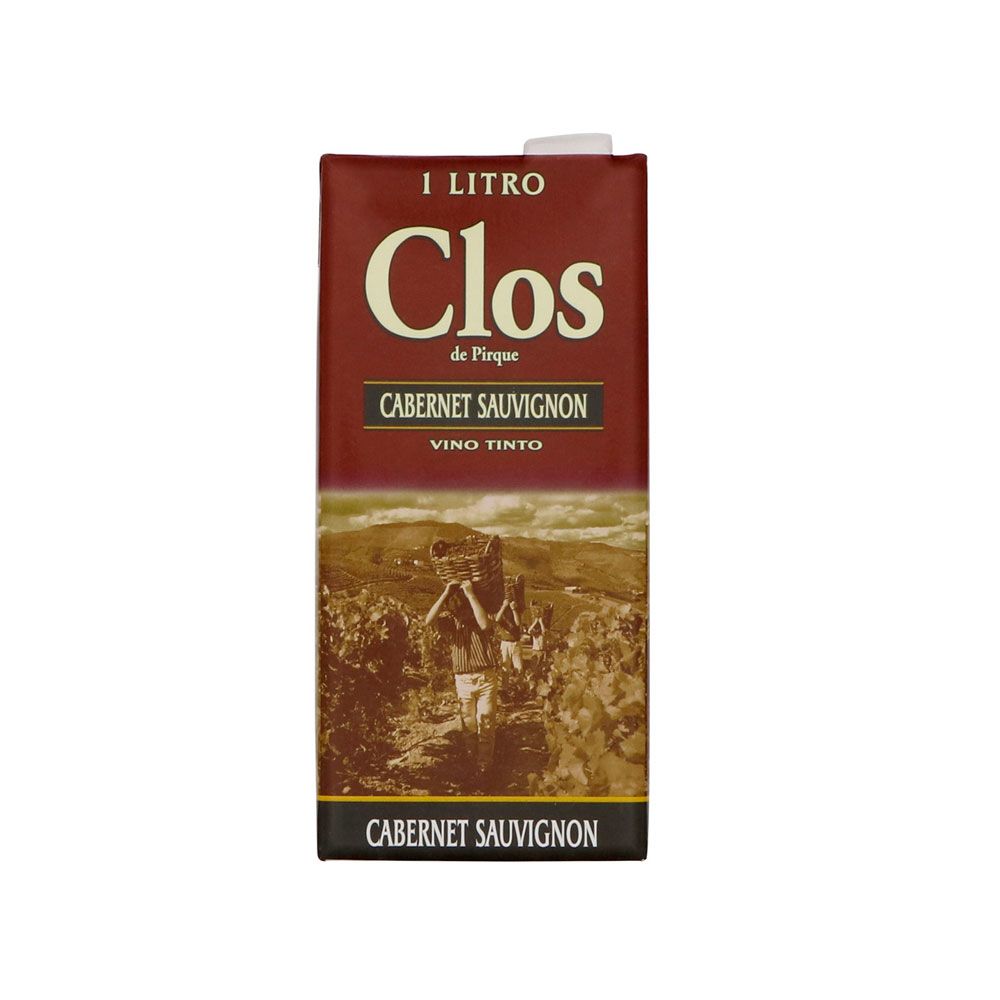 VINO CLOS DE PIRQUE  TTO 11,5º 1 LT. TETRA.1