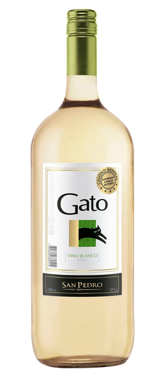 VINO GATO BLANCO 11,5º 1 1/2 LT. BOTELLA.1