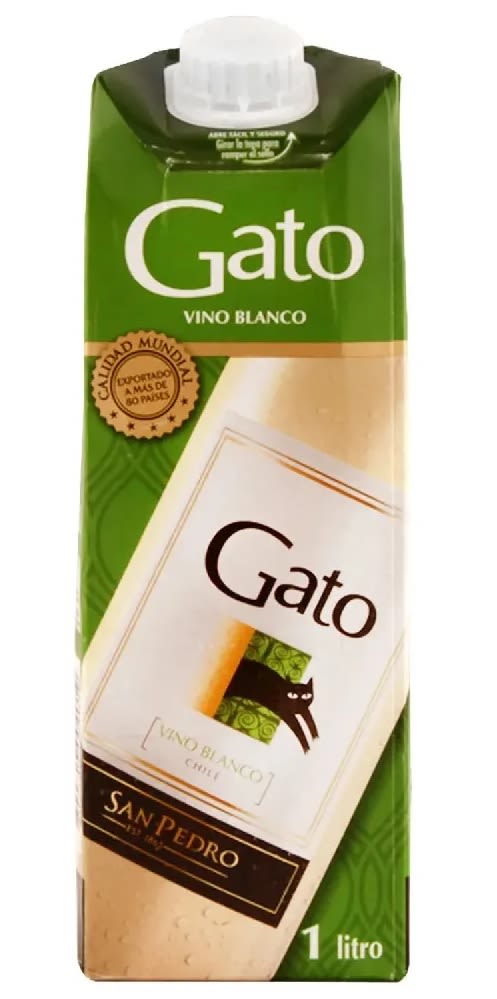 VINO GATO BLANCO 11,5º 1 LT. TETRA.1