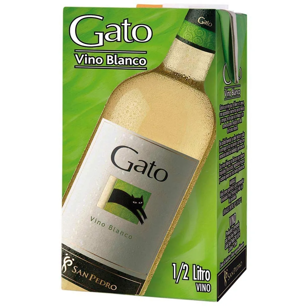 VINO GATO BLANCO 11,5º 500 CC. TETRA.1