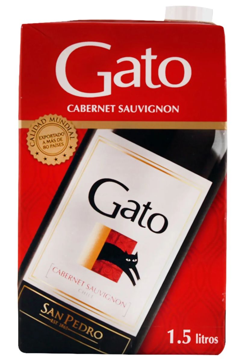 VINO GATO NEGRO  11,5º 1 1/2 LT. TETRA.1