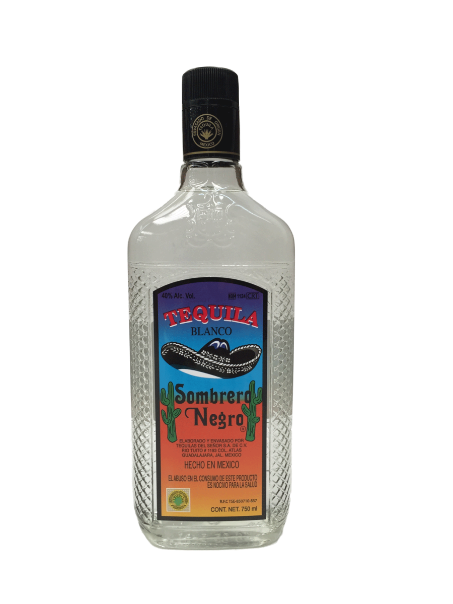 TEQUILA SOMBRERO NEGRO BLCO 40º 750 CC.1