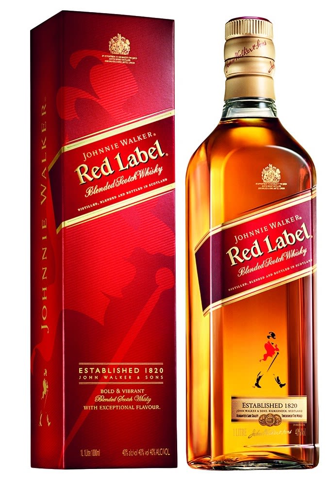 WHISKY JOHNNIE WALKER ET ROJA 40º1