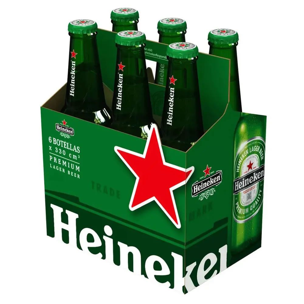 HEINEKEN 5º BOTELLIN 330 CC. X 6. 1