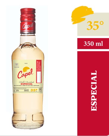 PISCO CAPEL DOBLE DESTILADO 35º 350 CC.1