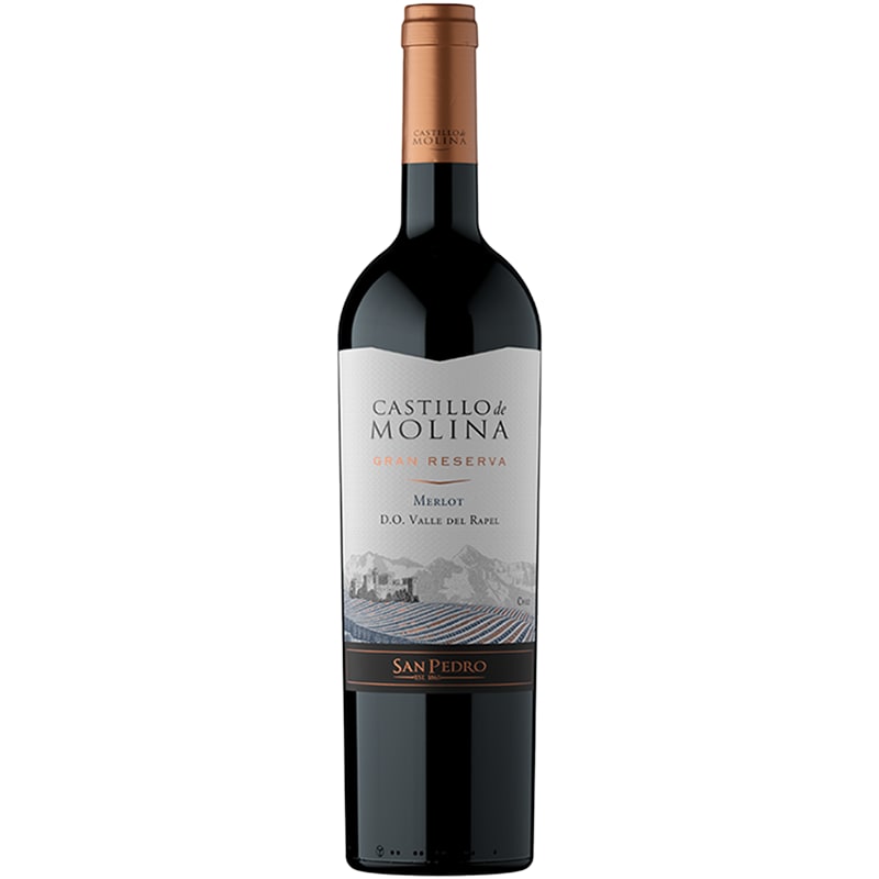 VINO CASTILLO DE MOLINA MERLOT 14º 750 CC.1